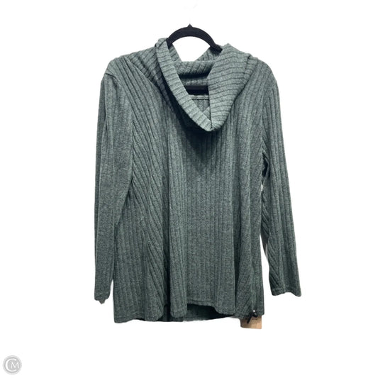 Top Long Sleeve By Bloomchic In Green, Size: Xl