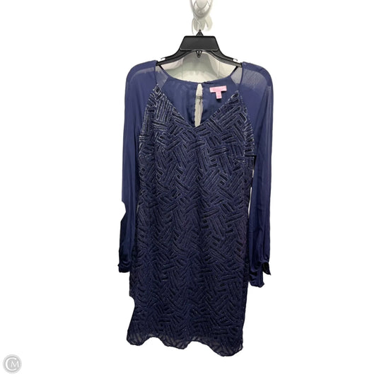 Dress Designer By Lilly Pulitzer In Navy, Size: 4