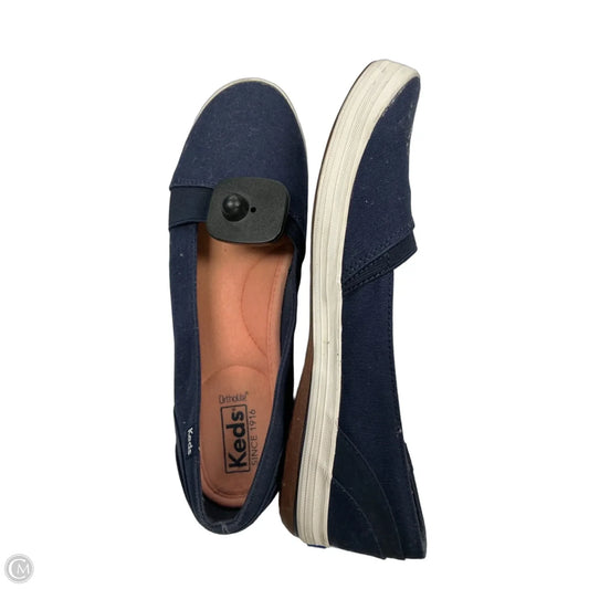 Shoes Flats By Keds In Navy, Size: 9
