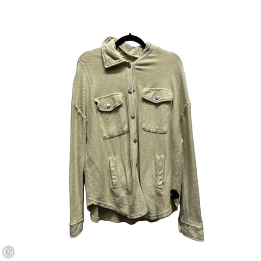 Jacket Shirt By Altard State In Green, Size: M