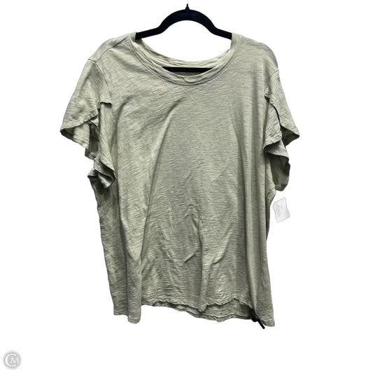 Top Short Sleeve By Ana In Green, Size: 1x