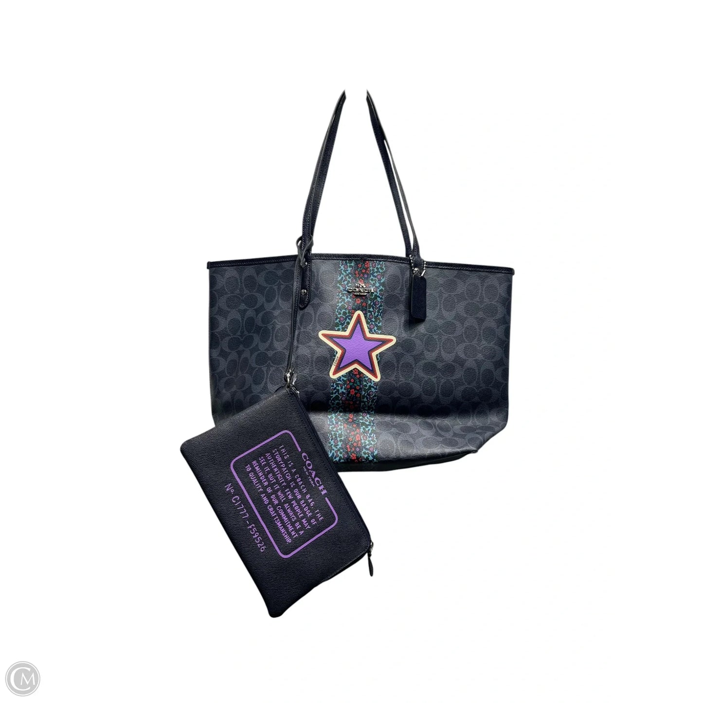 Tote Designer By Coach, Size: Large