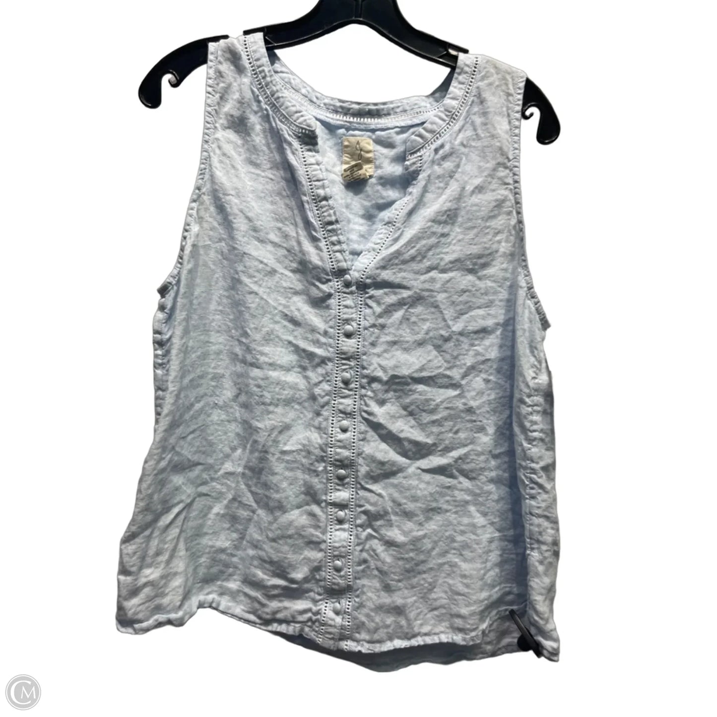 Top Sleeveless By Joie In Blue, Size: L