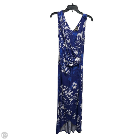 Dress Casual Maxi By Tommy Bahama In Blue & White, Size: M