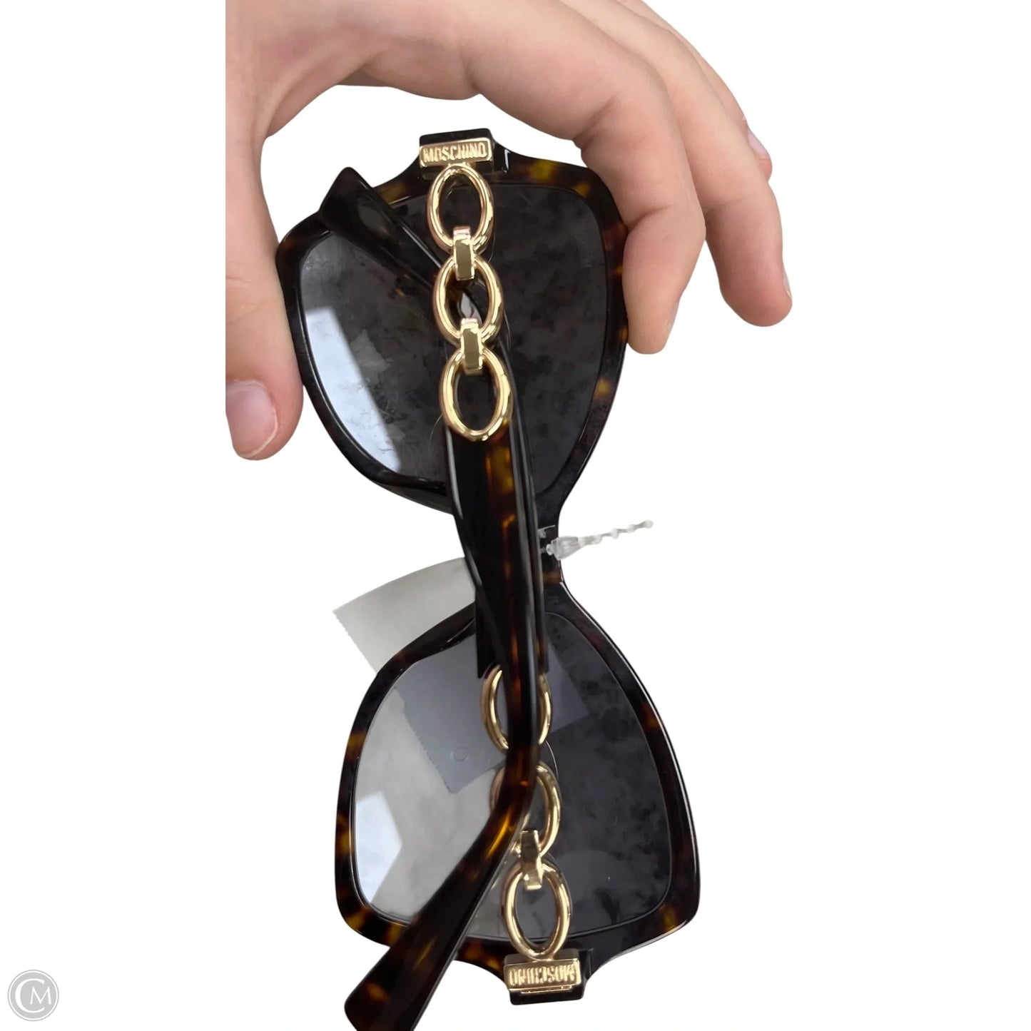 Sunglasses Luxury Designer By Moschino, Size: