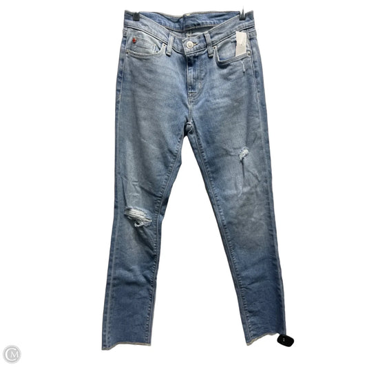 Jeans Skinny By Hudson In Blue Denim, Size: 4