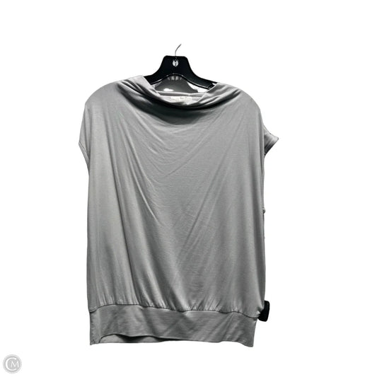 Top Short Sleeve By Nine Britton In Grey, Size: L