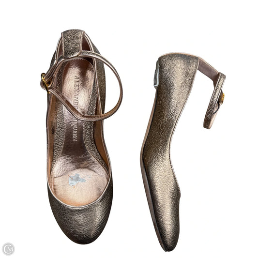 Shoes Luxury Designer By Alexander Mcqueen In Rose Gold, Size: 8.5