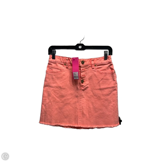 Skirt Designer By Lilly Pulitzer In Orange, Size: 2