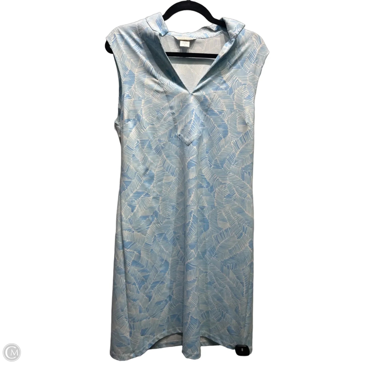 Dress Casual Short By MAHI GOLD In Blue & White, Size: L
