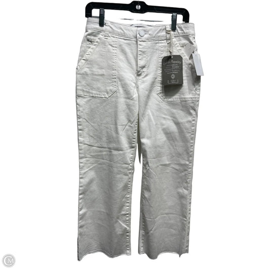Jeans Wide Leg By Democracy In White Denim, Size: 2