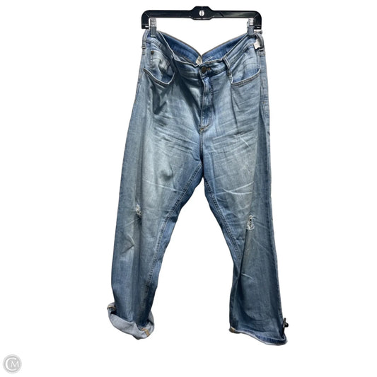 Jeans Straight By Pilcro In Blue Denim, Size: 10