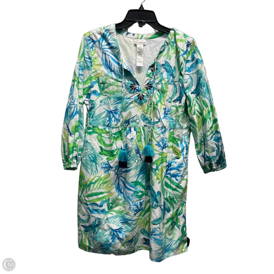 Dress Casual Short By Tommy Bahama In Blue & Green, Size: M