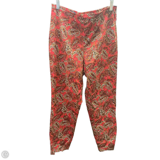 Pants Dress By Brooks Brothers In Pink & Tan, Size: 10