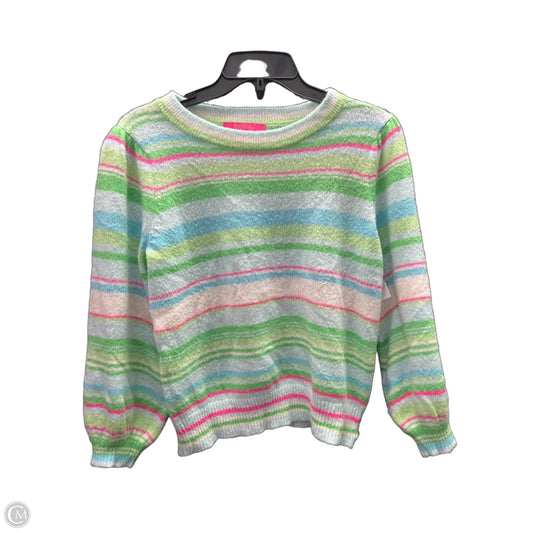 Sweater Designer By Lilly Pulitzer In Green & Pink, Size: M