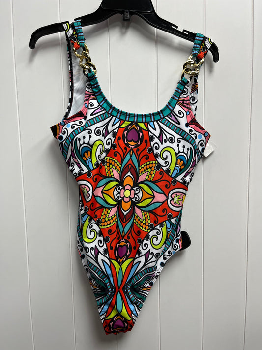 Blue & Orange Swimsuit Clothes Mentor, Size L