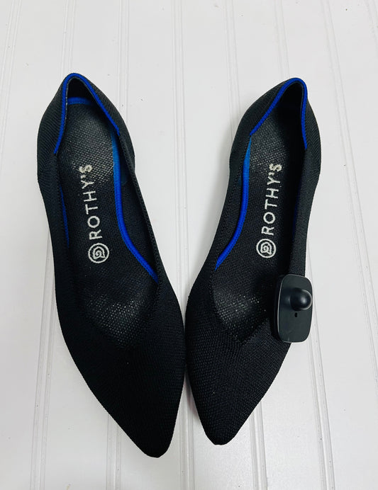 Black Shoes Flats Rothys, Size 9