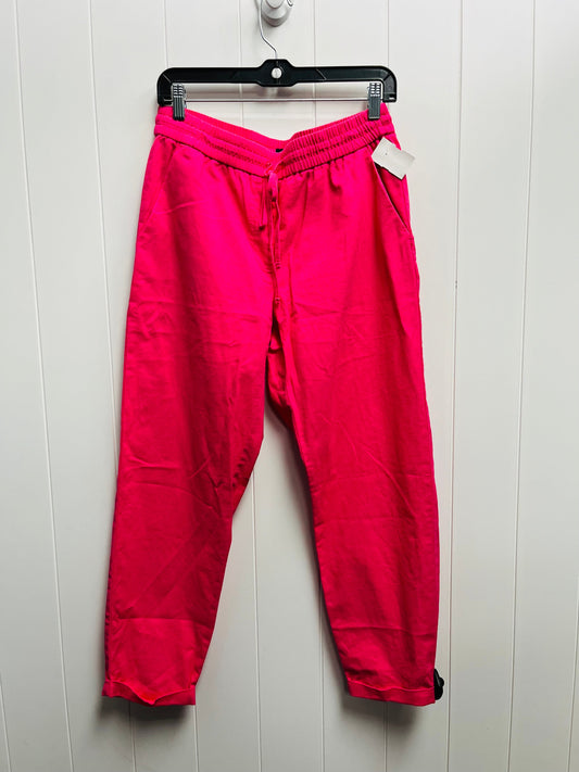 Pink Pants Linen J. Crew, Size 6