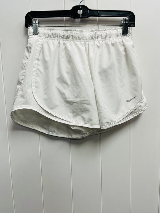 White Athletic Shorts Nike Apparel, Size M