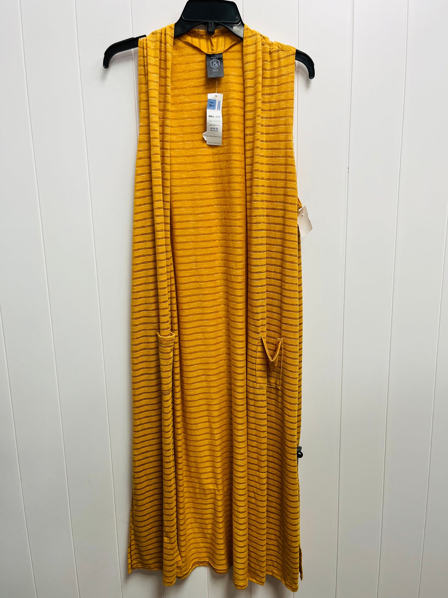 Vest Other By Agnes & Dora In Yellow, Size: Xl