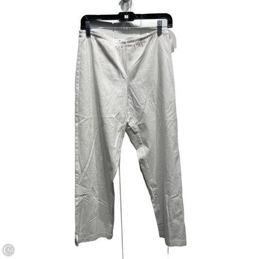 Pants Wide Leg By Eileen Fisher In White, Size: S