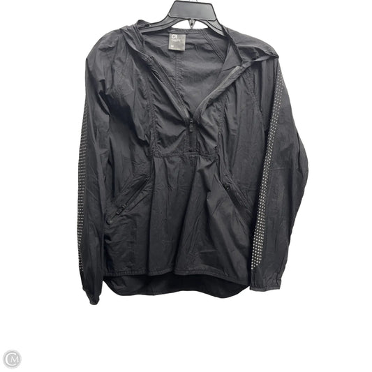 Jacket Windbreaker By Gap In Black, Size: M