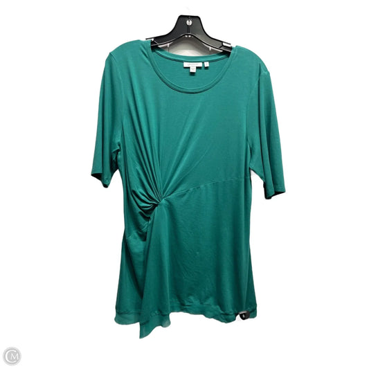 Top Short Sleeve By Chicos In Green, Size: L