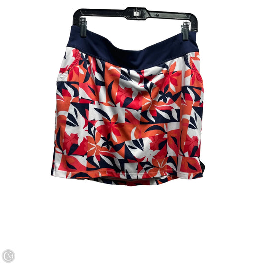 Skort By Callaway In Blue & Orange, Size: L