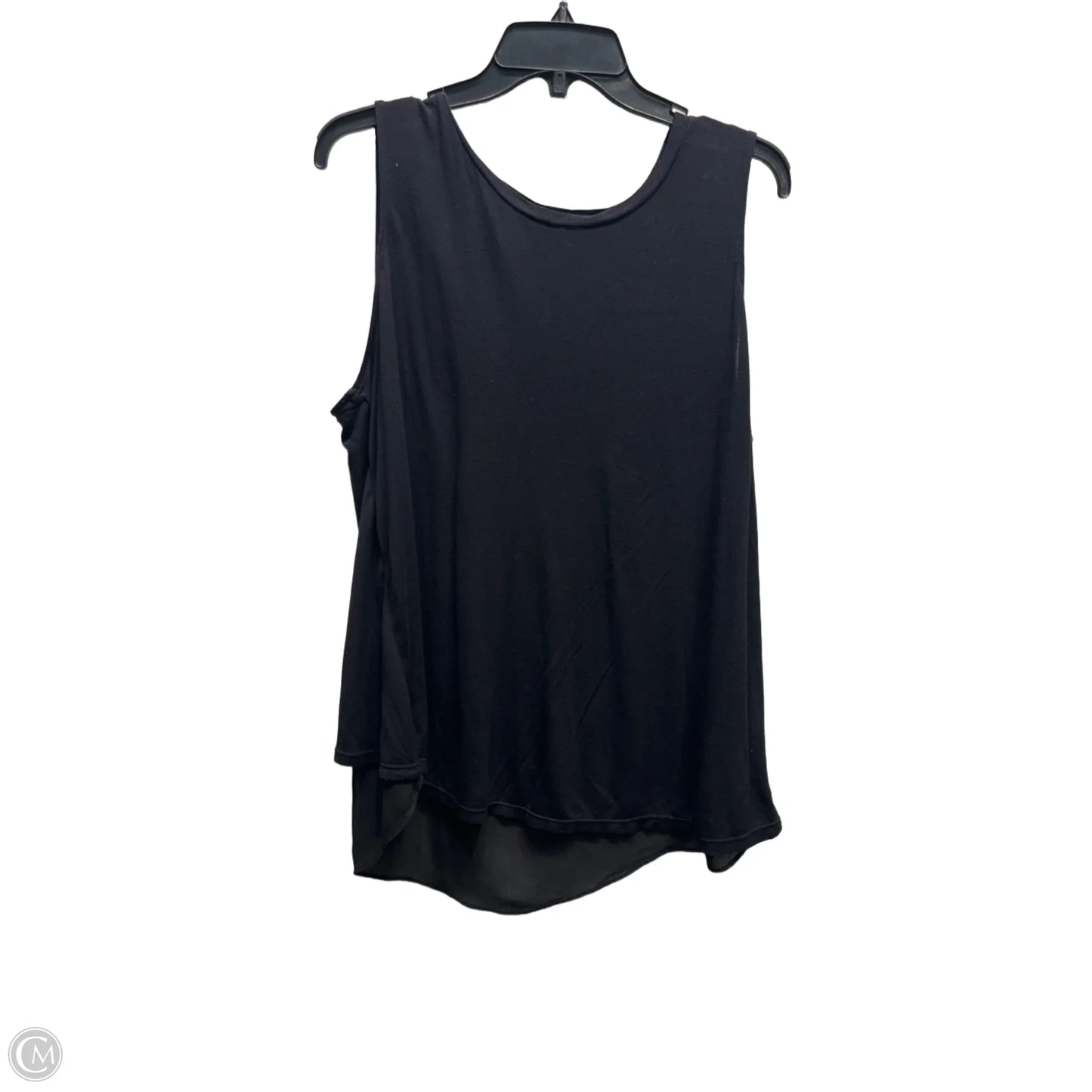 Top Sleeveless By Ellen Tracy In Black, Size: Xl