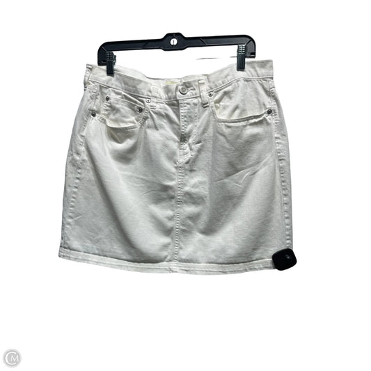 Skirt Mini & Short By Loft In White, Size: 6