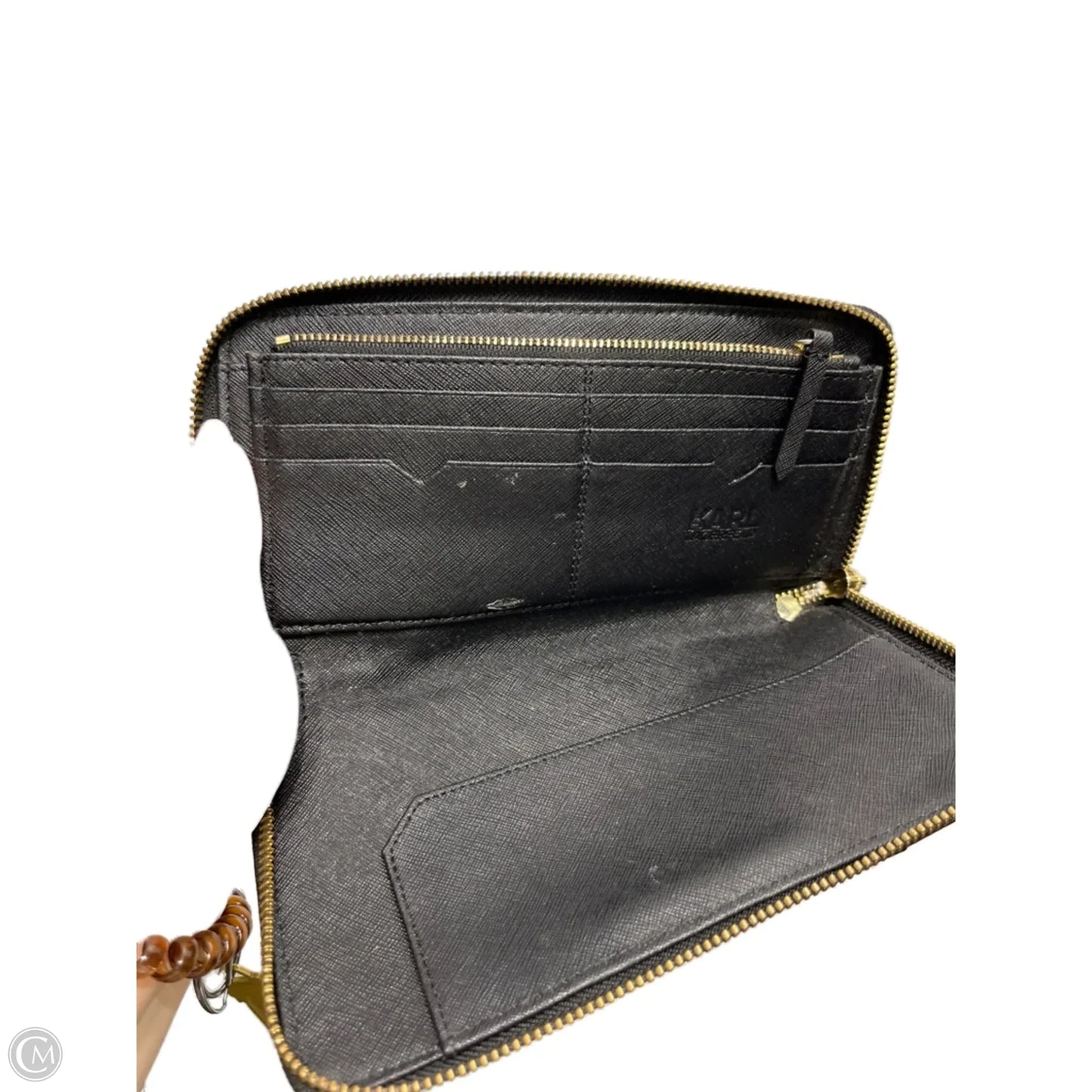 Wallet Designer By Karl Lagerfeld, Size: Large