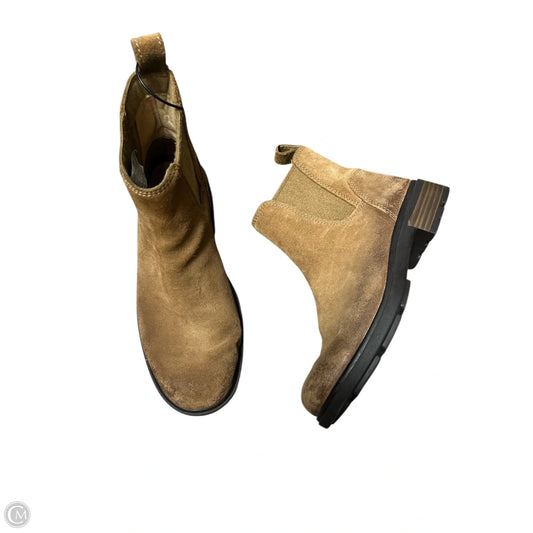 Boots Designer By Ugg In Brown, Size: 7