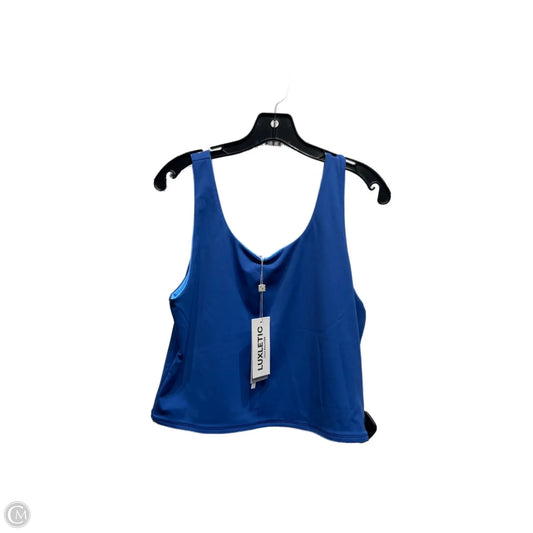 Top Sleeveless Designer By Lilly Pulitzer In Blue, Size: L