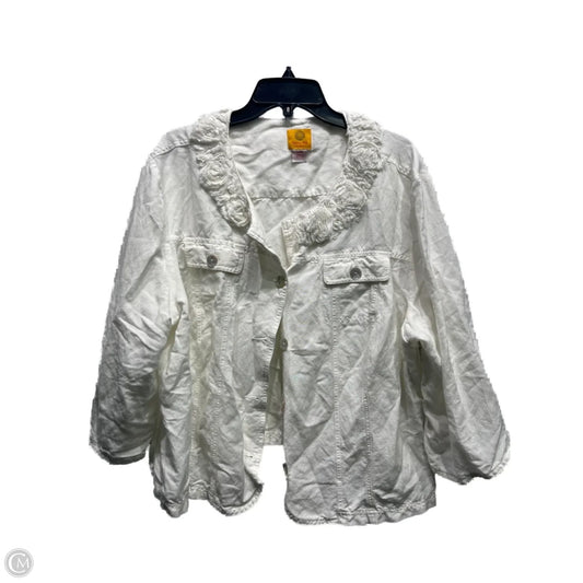 Jacket Other By Ruby Rd In White, Size: 22