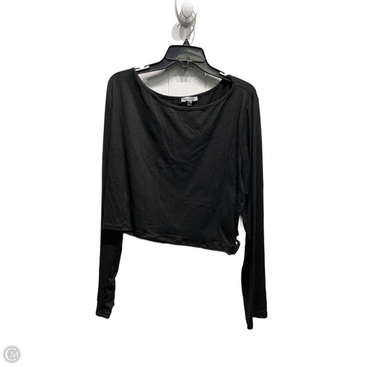 Top Long Sleeve By White Birch In Black, Size: 3x