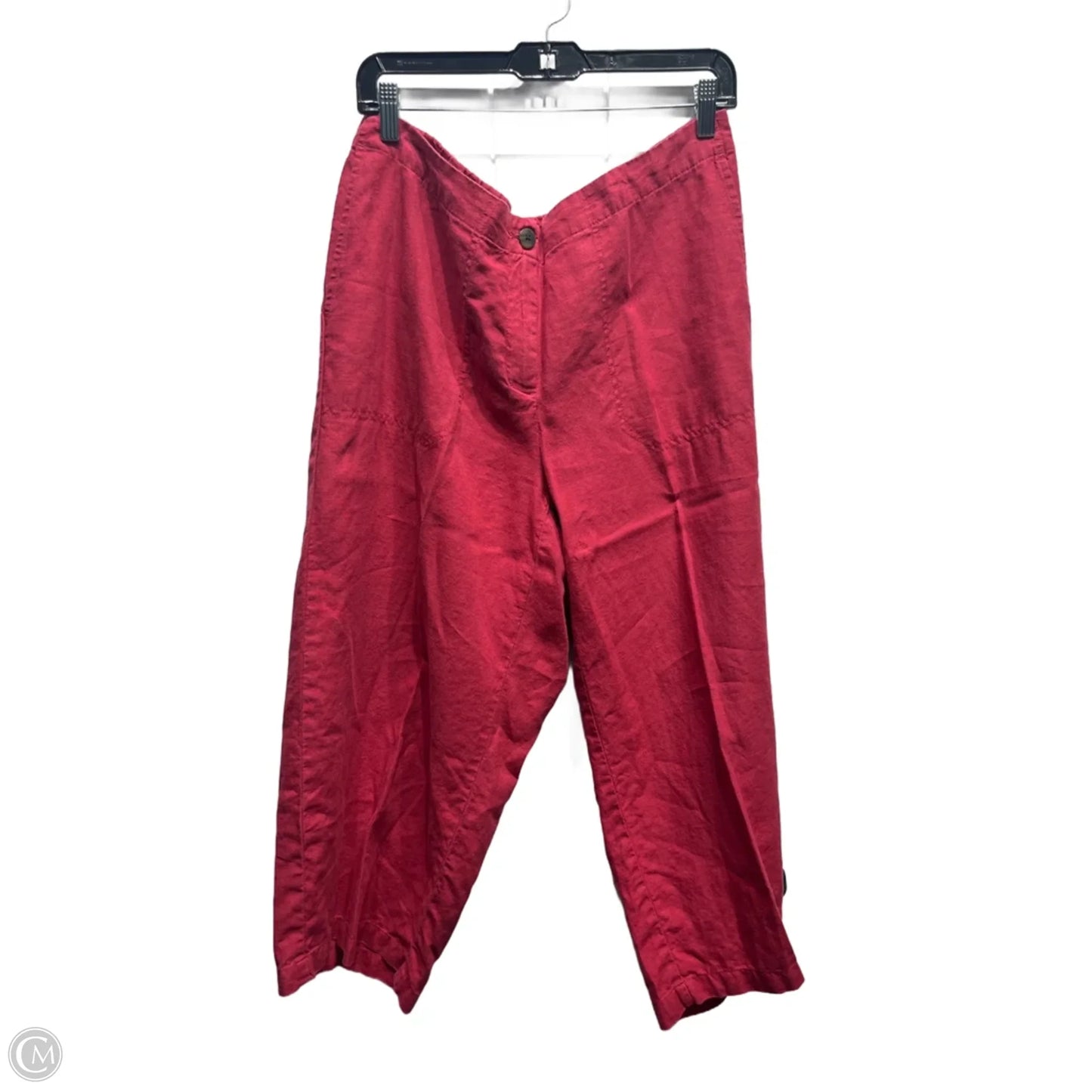 Pants Linen By J. Jill In Red, Size: 1x