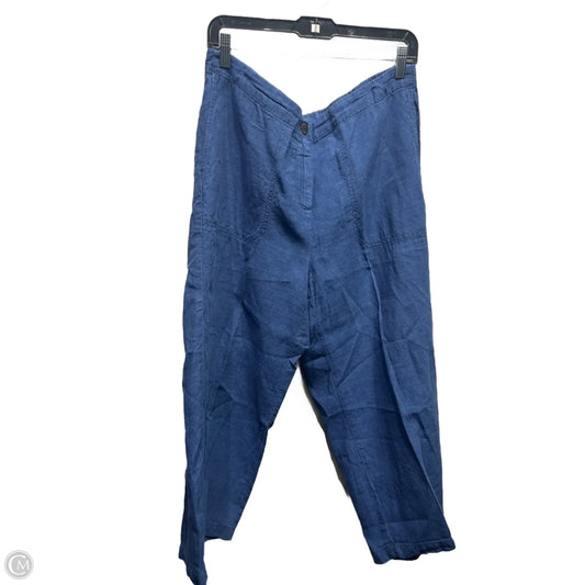 Pants Linen By J. Jill In Blue, Size: 1x