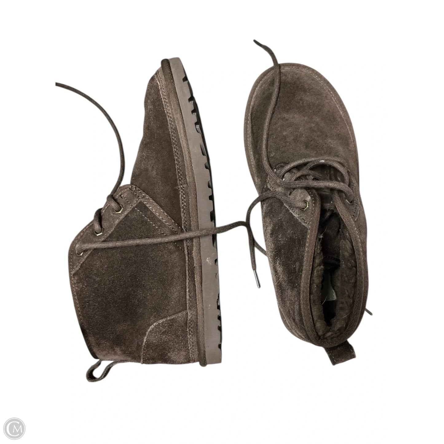 Boots Designer By Ugg In Brown, Size: 9