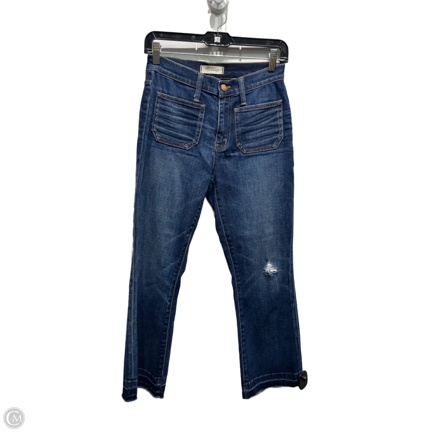 Jeans Flared By Madewell In Blue Denim, Size: 2