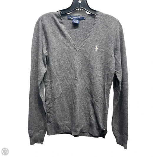 Top Long Sleeve By Ralph Lauren In Grey, Size: S