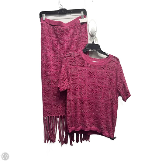 Skirt Set 2pc By Bar Iii In Pink, Size: M