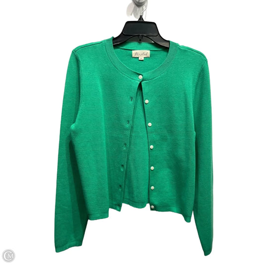 Sweater Cardigan By Marled In Green, Size: M