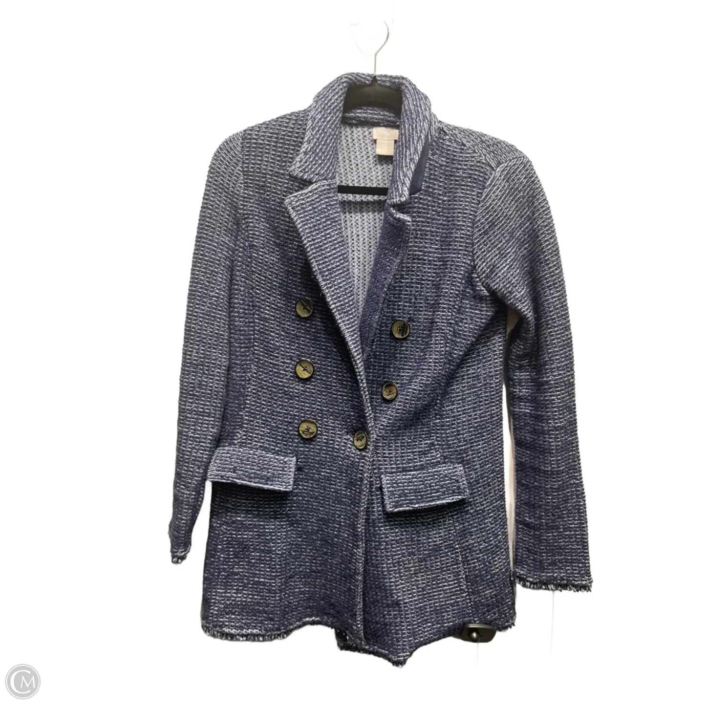 Blazer By Chicos In Blue, Size: S