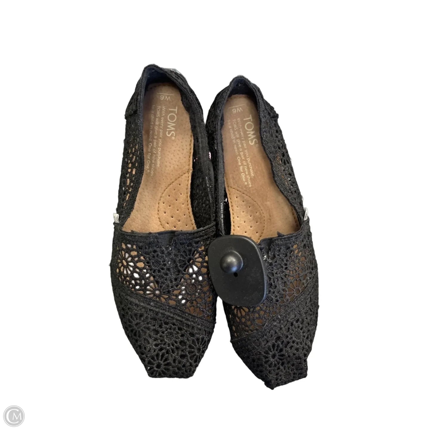 Shoes Flats By Toms In Black, Size: 6