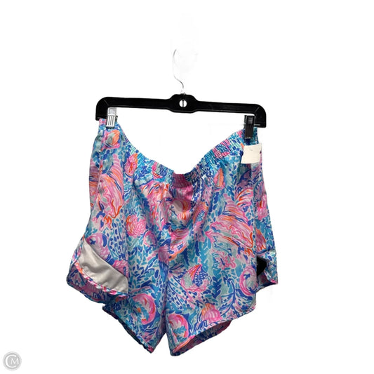 Shorts Designer By Lilly Pulitzer In Blue & Pink, Size: Xl