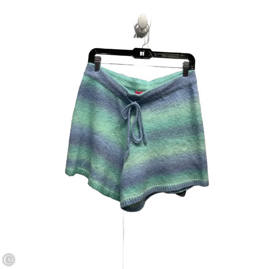 Shorts Designer By Lilly Pulitzer In Blue & Green, Size: L