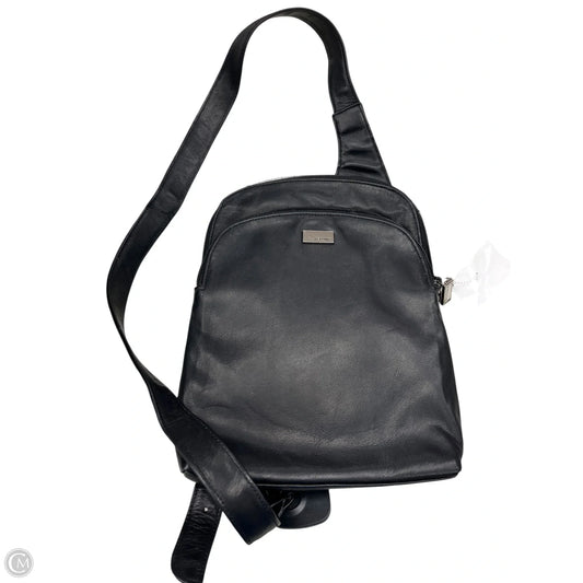 Backpack Leather By Perlina, Size: Medium