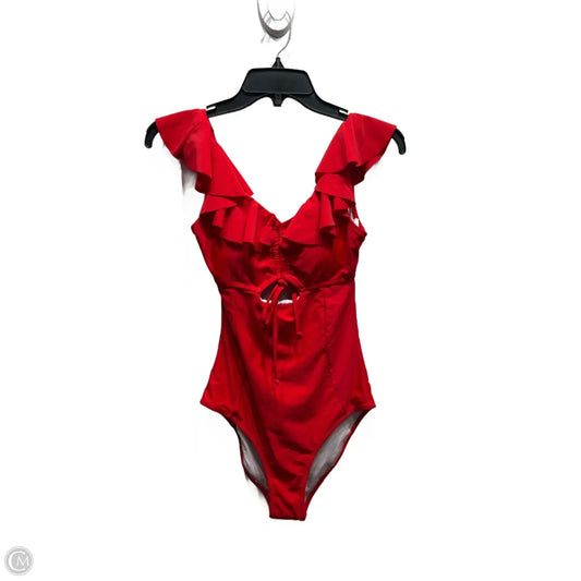 Swimsuit By Cupshe In Red, Size: Xs