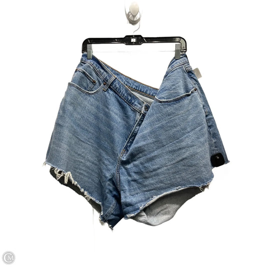Shorts By Abercrombie And Fitch In Blue Denim, Size: 22