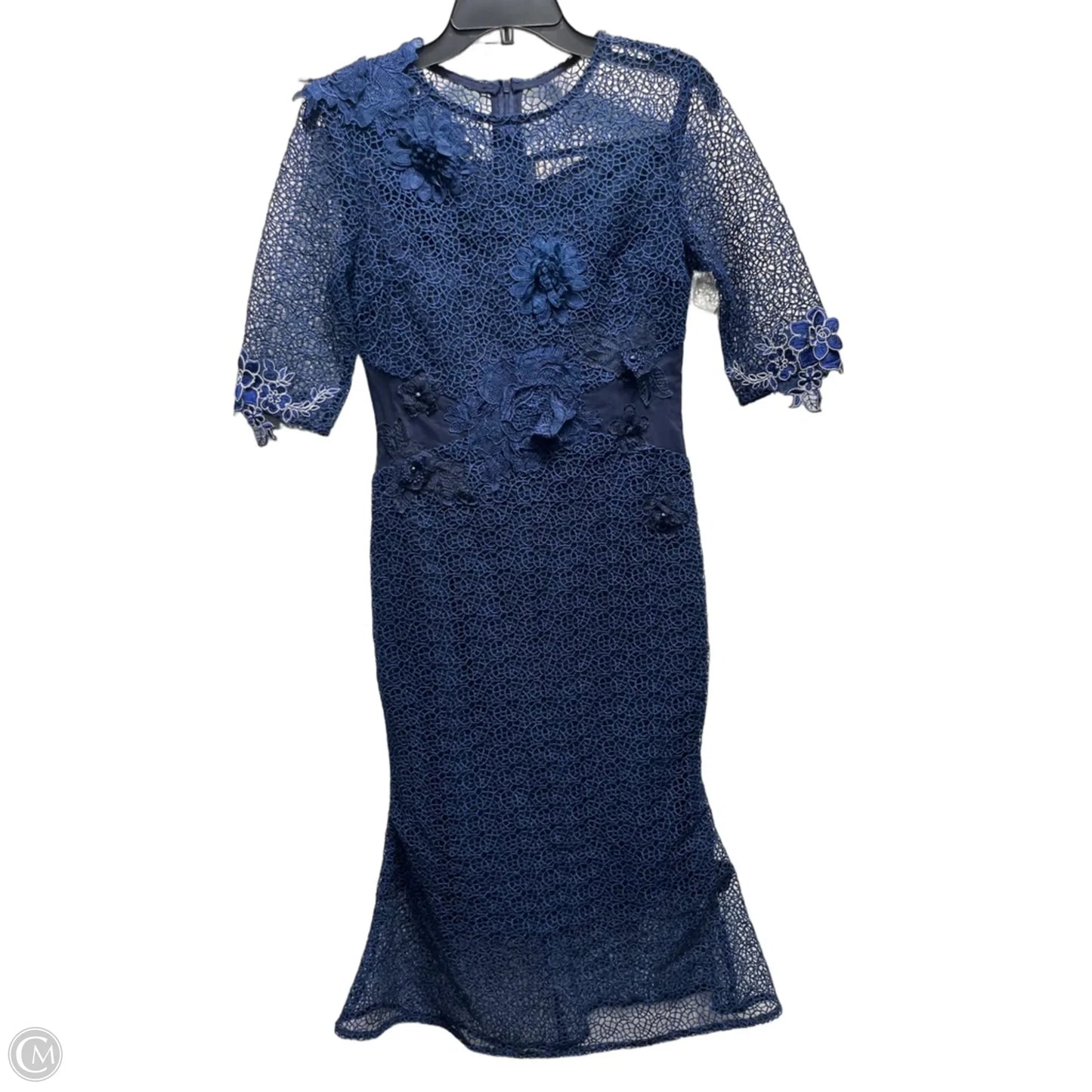Dress Party Midi By METISU In Blue, Size: S
